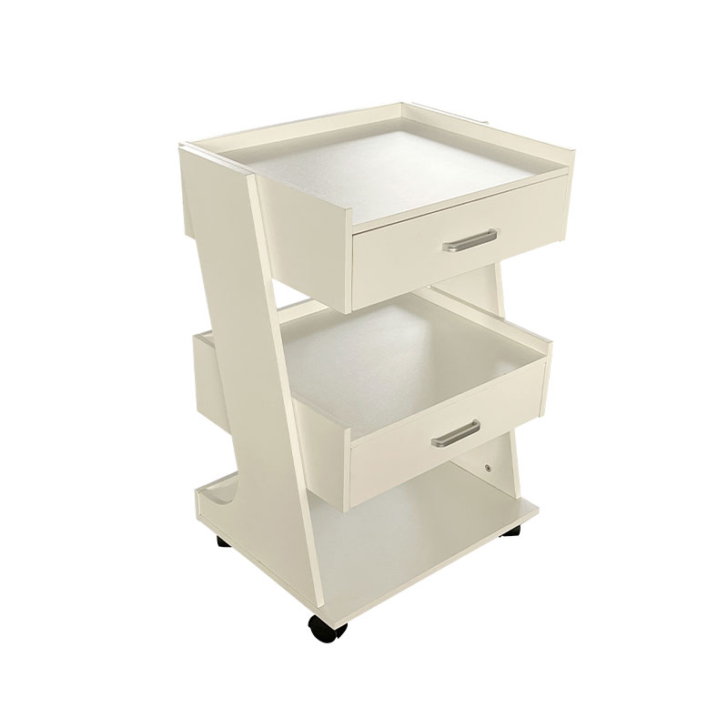 HZ2082BK / HZ2082 Salonní vozík s kolečky pojízdný vozík holičská stanice se zásuvkami