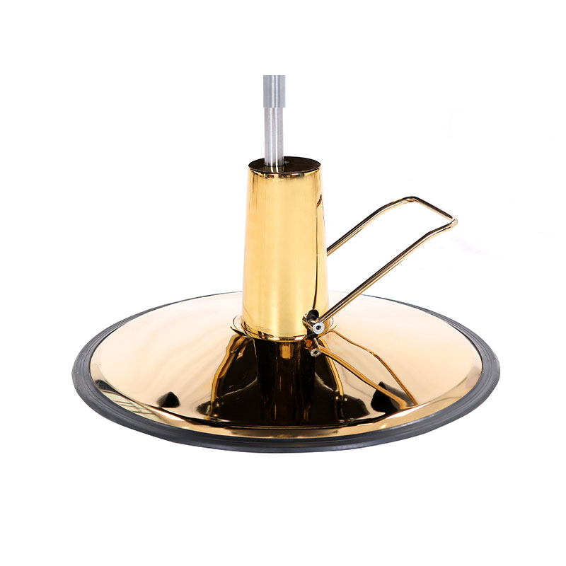 HZ05 Holičské křeslo hydraulické zlaté čerpadlo se základnou