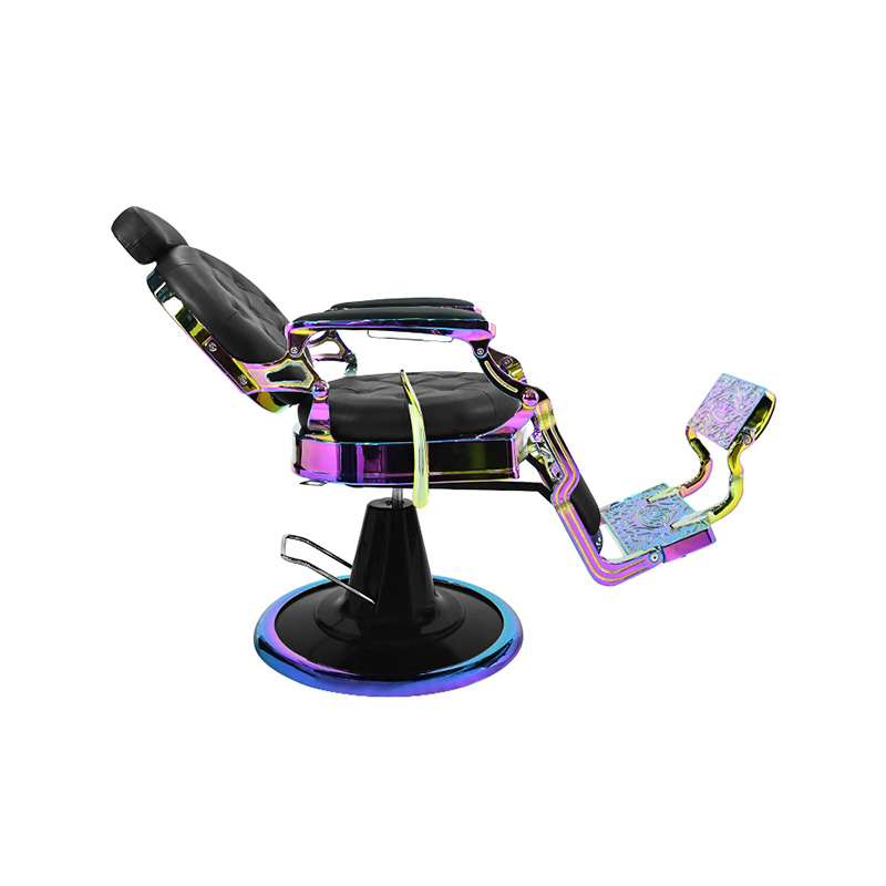 HZ8799XC Retro holičské křeslo s laserovým rámem pro těžké holičské křesla