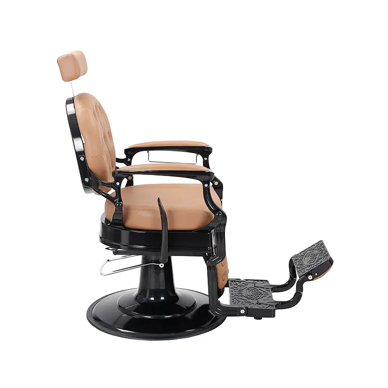 HZ8799G-H/HZ8799G-W / HZ8799G-G / HZ8799G-S / HZ8799G-Z Hydraulické sklápěcí holičské křeslo ve vintage stylu
