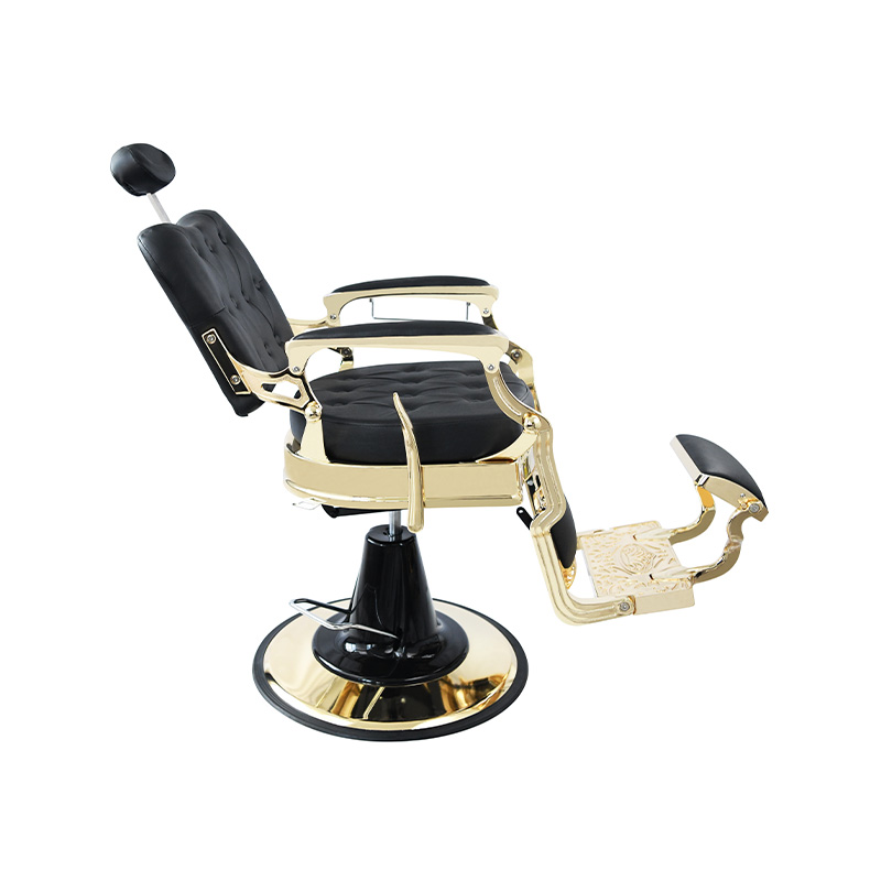 HZ8799F Holičské křeslo pro těžké hydraulické sklápění se čtvercovým opěradlem ve vintage stylu