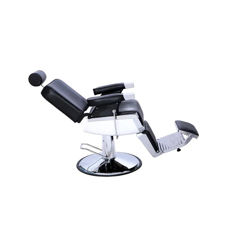 HZ8740BK / HZ8740BR / HZ8740RD / HZ8740BW / HZ8740RW Červené hydraulické polohovatelné klasické holičské křeslo