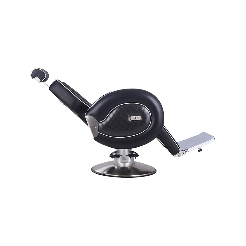 HZ8762 Černý okraj s bílým válcovaným okrajem Odolné salonní křeslo pro holičství