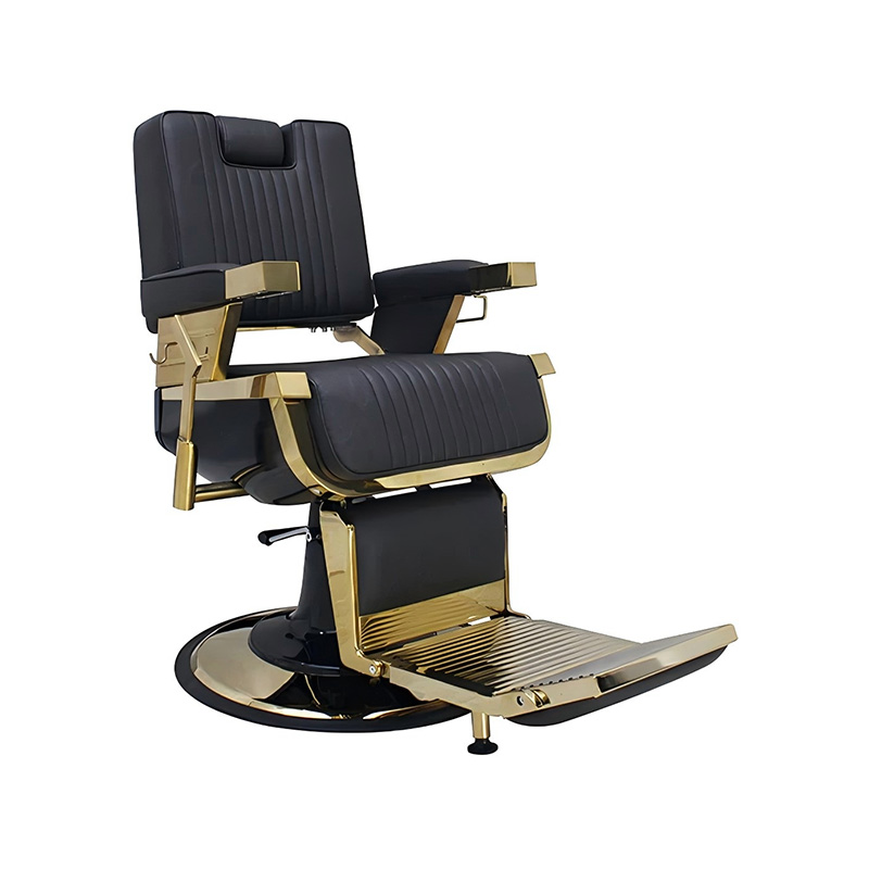HZ8740GD / HZ8740DZ / HZ8740DB Černá klasická retro holičská židle ve stylu Lincolna