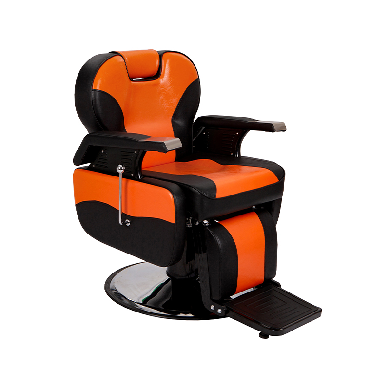 HZ8702D Černé klasické kadeřnické křeslo polohovatelné kadeřnické křeslo