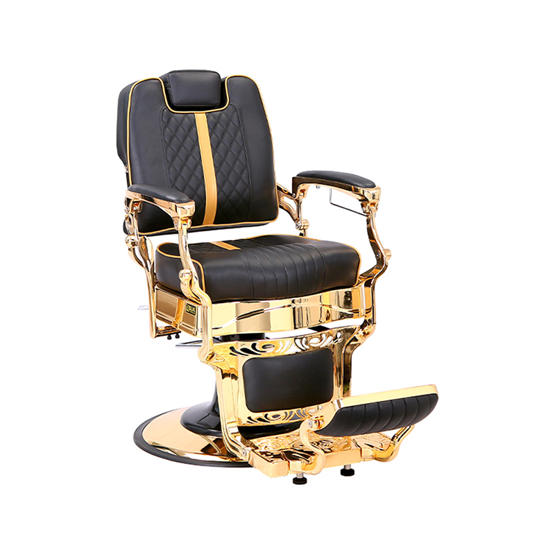 HZ87104 Nastavitelné vintage holičské křeslo v průmyslovém stylu s robustním kovovým rámem