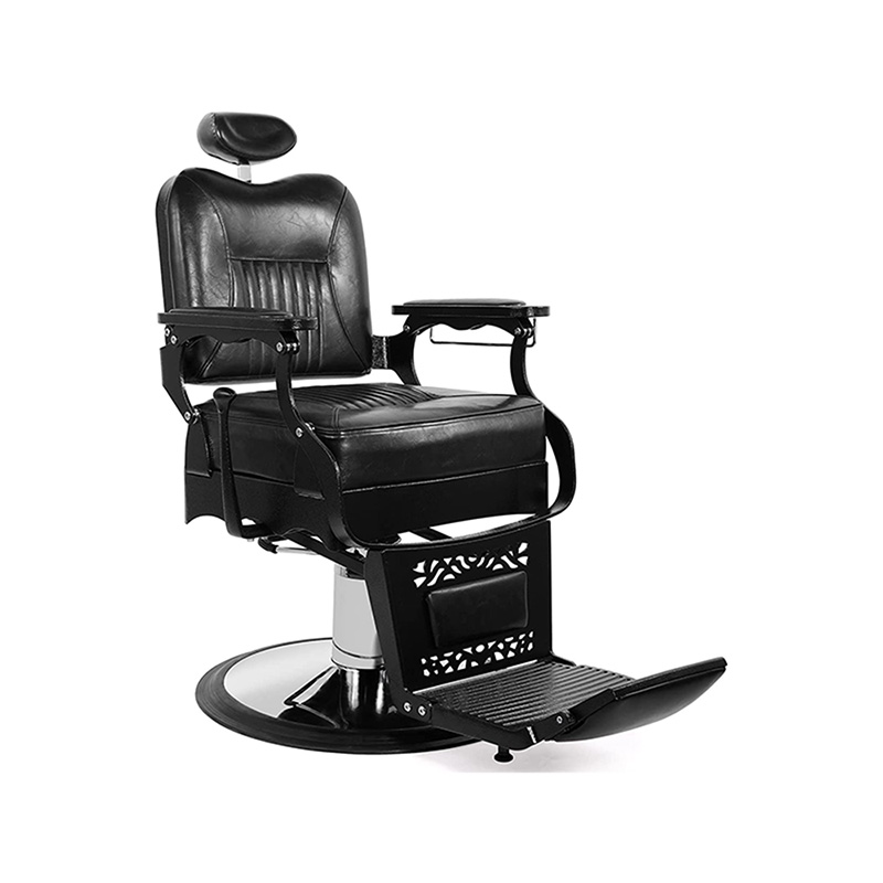 HZ8754 Černé salonní židle ve vintage stylu