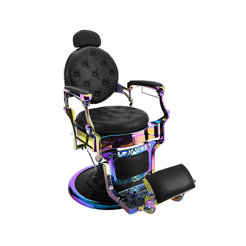 HZ8799XC Retro holičské křeslo s laserovým rámem pro těžké holičské křesla